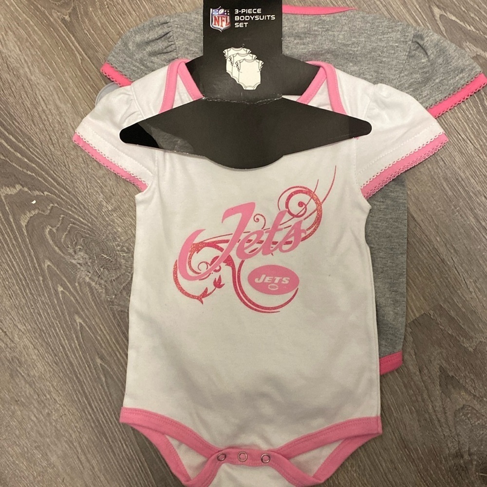 NY Jets NFL bodysuits size 12 months